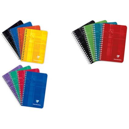 Clairefontaine Carnet spirale, 75 x 120 mm, quadrill 5/5