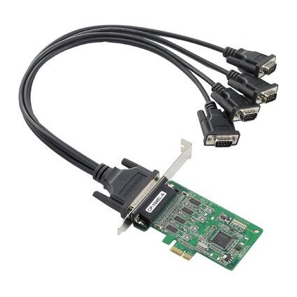 <small>MOXA Serielle RS-232 PCI-Express Karte 4 x 9 Pol Sub-D (CP-104EL-A-DB9M)</small>