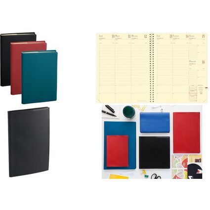 QUO VADIS Agenda "Manager", 210 x 270 mm, 2026, noir