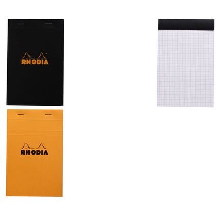 RHODIA Notizblock No. 14, 110 x 170 mm, kariert, orange