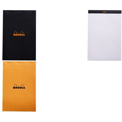 RHODIA Notizblock No. 19, DIN A4+, blanko, orange