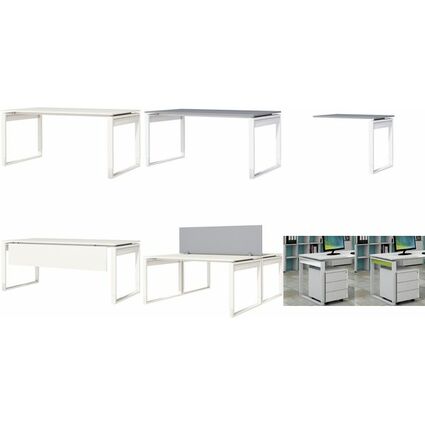 <small>kerkmann Schreibtisch FRESH (B)1.600 x (T)800 mm graphit (11362512)</small>