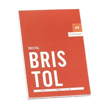 RMERTURM Knstlerblock "BRISTOL", DIN A4, 50 Blatt