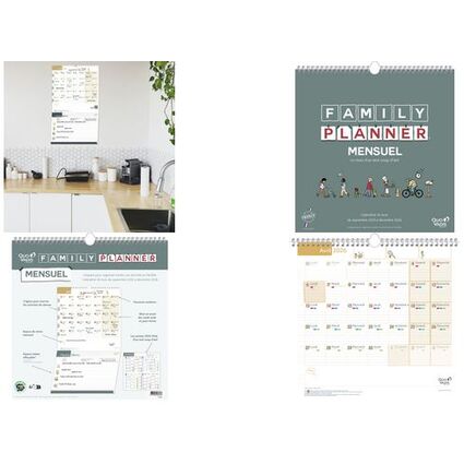 Calendriers Mensuel Family Planner