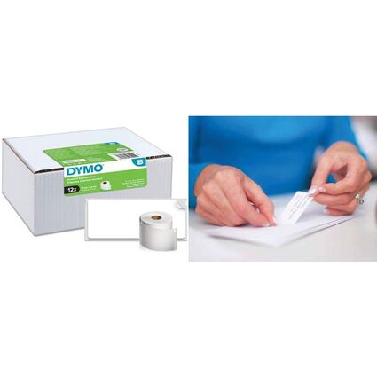 DYMO LabelWriter-Rcksende-Etiketten, 25 x 54 mm, wei