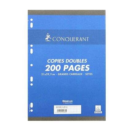 CONQUERANT Sept Kanzleipapier, DIN A4, SEYES, 100 Blatt