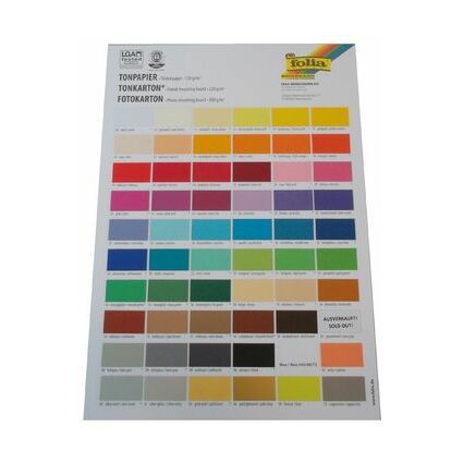 folia Farbbersicht/Farbkarte, DIN A4