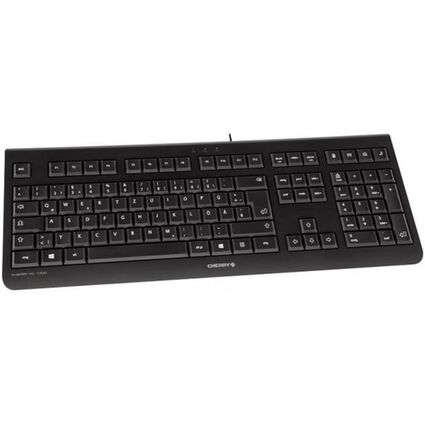 CHERRY Clavier AZERTY KC-1000 USB, avec fil, gris