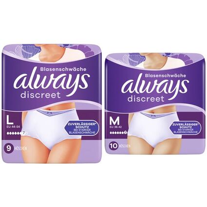 always discreet Inkontinenz-Hschen Pants Plus, Gre: M