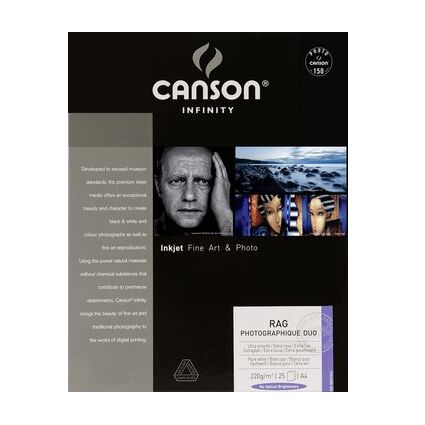 CANSON INFINITY Fotopapier "Rag Photographique Duo", A4