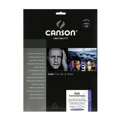 CANSON INFINITY Fotopapier Rag Photographique, 210 g/qm, A3