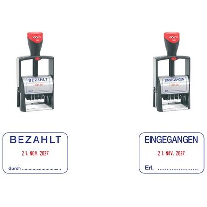 COLOP Datumstempel Classic 2660/L "BEZAHLT"