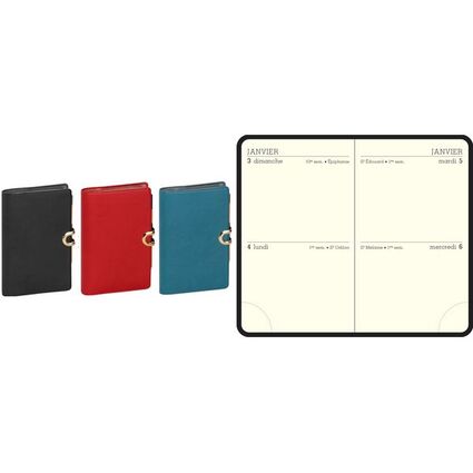 EXACOMPTA Recharge pour agenda MINI 11 2 JOURS, 2026