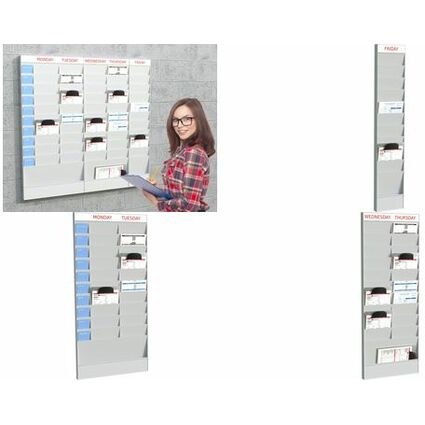 PAPERFLOW Wand-Broplaner, 10 Fcher, A4, Zusatzelement