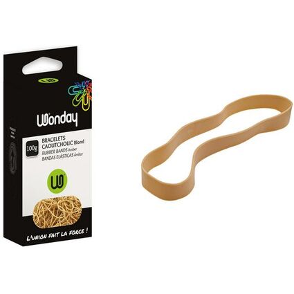 Wonday Gummibnder, natur, Breite: 10 mm, 100 g