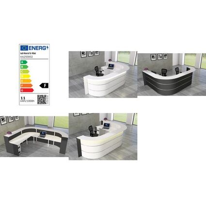 kerkmann L-Theke BARI, fr 1-2 Personen, wei