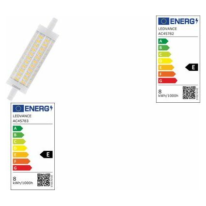 LEDVANCE LED-Lampe LINE, 8 Watt, R7s (827)