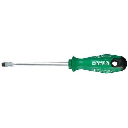 HEYCO Schraubendreher, Schlitz 1,2 x 8,0 x 150 mm, 2K-Heft