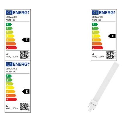 LEDVANCE LED-Lampe DULUX S, 6 Watt, G23 (840)