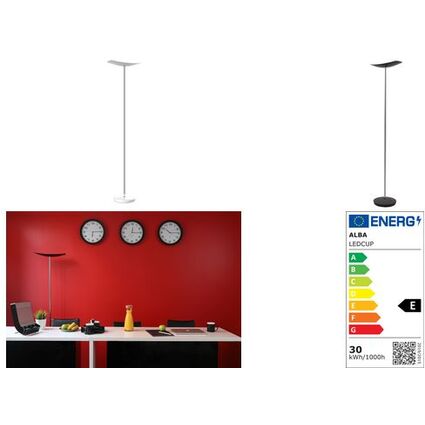 ALBA LED-Stehleuchte "LEDCUP", wei