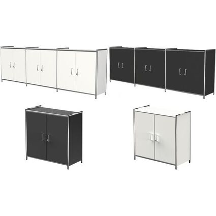 kerkmann Sideboard ARTLINE, 2 Ordnerhhen, 2 Tren, wei