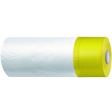WESTEX Kombi Mask 2in1 Gewebeband, 1.400 mm x 20 m, gelb