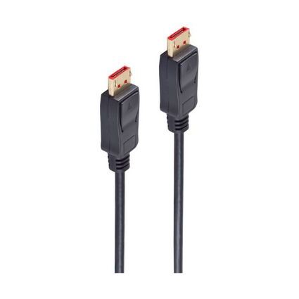 shiverpeaks BASIC-S DisplayPort 1.4 Kabel, schwarz, 3,0 m