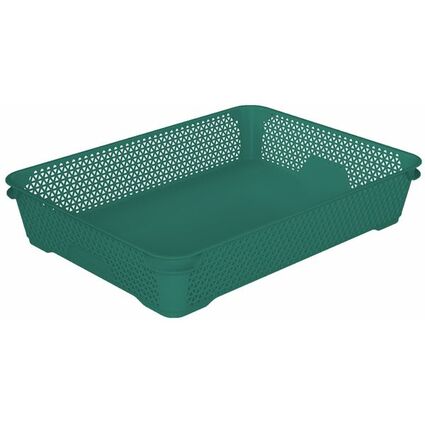 <small>keeeper Stapelkörbchen "mirko eco" DIN A4 blau (1037167900000)</small>