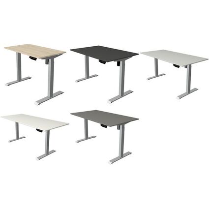 kerkmann Sitz-Steh-Schreibtisch Move 1, (B)1.200 mm, grau