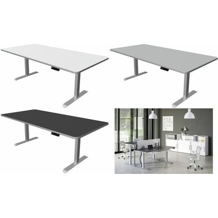 kerkmann Sitz-Steh-Schreibtisch Move 3 Premium, wei