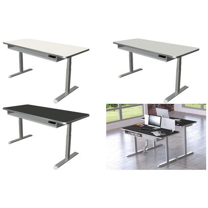 kerkmann Sitz-Steh-Schreibtisch Move 4 Premium, wei