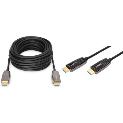 DIGITUS HDMI AOC Hybrid Glasfaserkabel, UHD 8K, 10 m