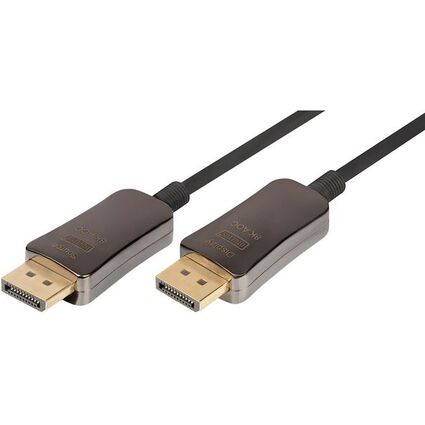 DIGITUS DisplayPort AOC Hybrid Glasfaserkabel, UHD 8K, 15 m