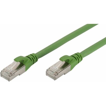 DIGITUS Patchkabel PUR, Kat. 6A, S/FTP, 0,5 m, grn