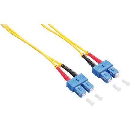 LogiLink LWL Patchkabel, SC-Duplex - SC-Duplex, OS2, 2,0 m