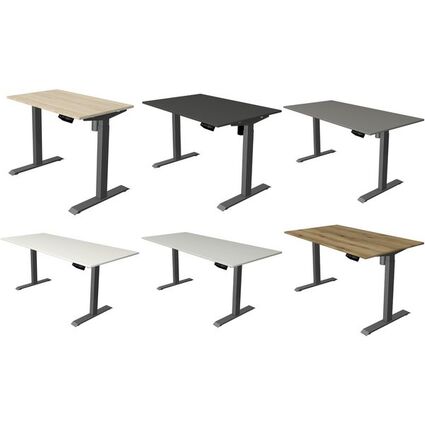 kerkmann Sitz-Steh-Schreibtisch Move 1, (B)1.600 mm, grau