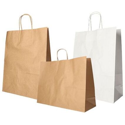 <small>PAPSTAR Papier-Tragetasche 350 x 260 x 120 mm braun (88410)</small>