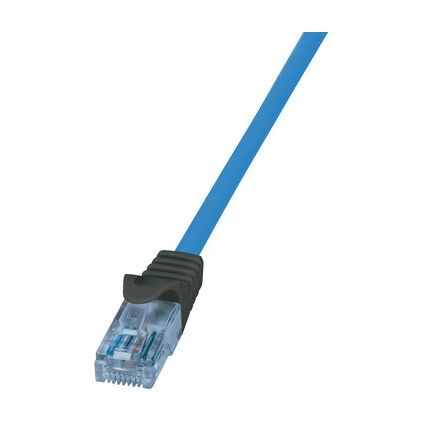 LogiLink Premium Patchkabel, Kat.6A, U/UTP, blau, 5,0 m