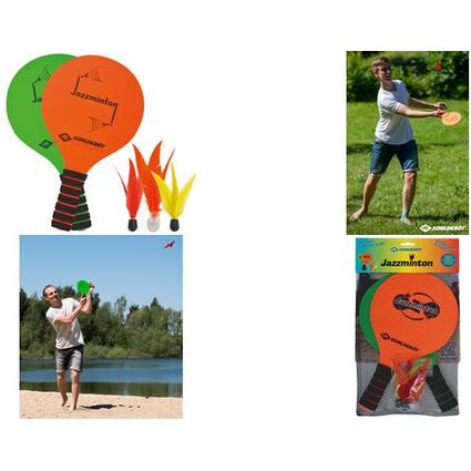 SCHILDKRT Jazzminton-Set, orange / grn