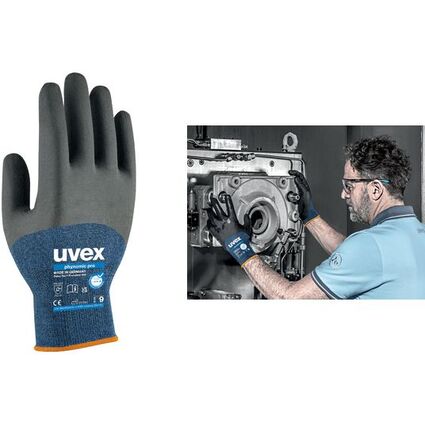 <small>uvex Arbeitshandschuh phynomic pro blau/anthrazit Größe 11 (6006211)</small>