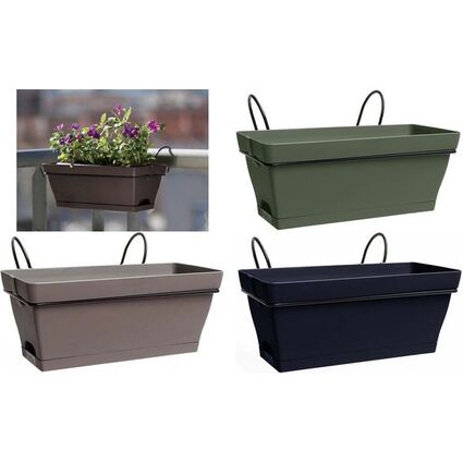 Potic Blumenkasten-Set BABY ROMO, (B)280 mm, granite