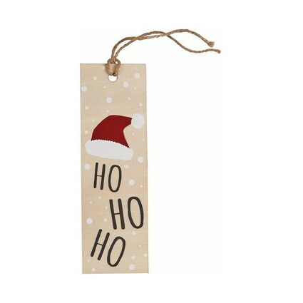 SUSY CARD Weihnachts-Holzanhnger "Ho Ho Ho"