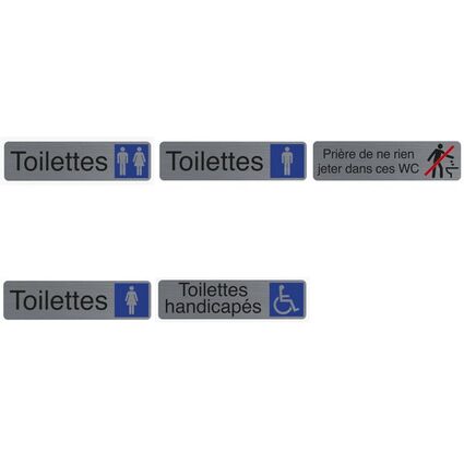 EXACOMPTA Hinweisschild "Prire de ne rien jeter dans ces WC