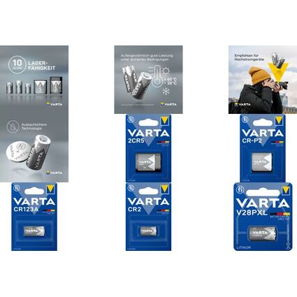 VARTA Foto-Batterie "LITHIUM", CR2, 3,0 Volt