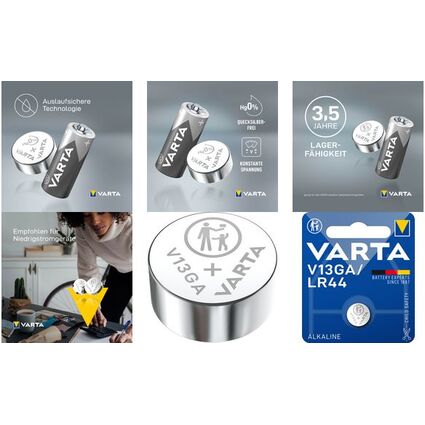 VARTA Alkaline Knopfzelle "Professional Electronics", V13GA