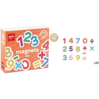 agipa Jeu de magnets "123 chiffres", 30 magnets