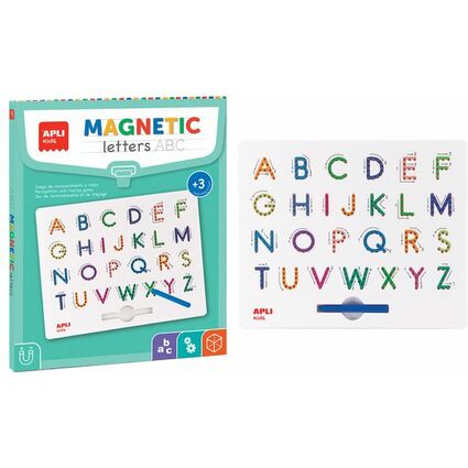 APLI kids Tableau magnétique, "Magnets ABC lettres"
