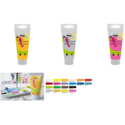 KREUL Kids Art Kinder-Knstlerfarbe, 75 ml, permanentgrn