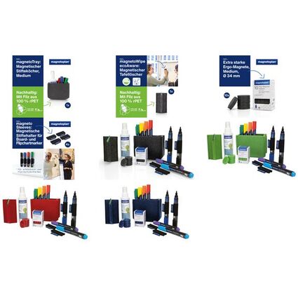 <small>magnetoplan Whiteboard Essentials Kit blau (1230914)</small>