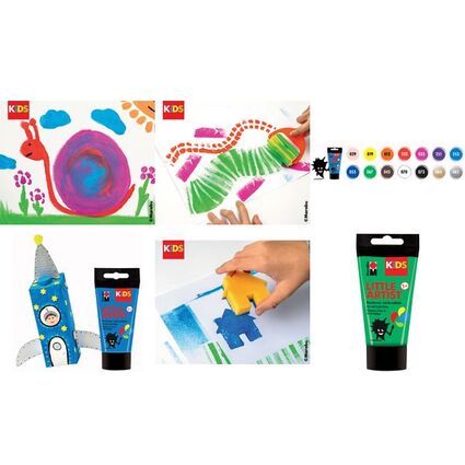Marabu KiDS Bastelfarbe Little Artist, 75 ml, orange
